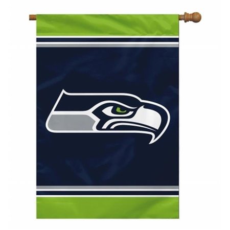 FREMONT DIE INC Fremont Die 94614B Seattle Seahawks House Banner 28 x 40 in. 1- Sided 94614B